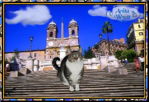 Mooch in Rome on Spanish Steps